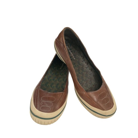 Merrell J73064 Women's Size 8.5 Luna Brown Performance Leather Shoes - Picture 1 of 8